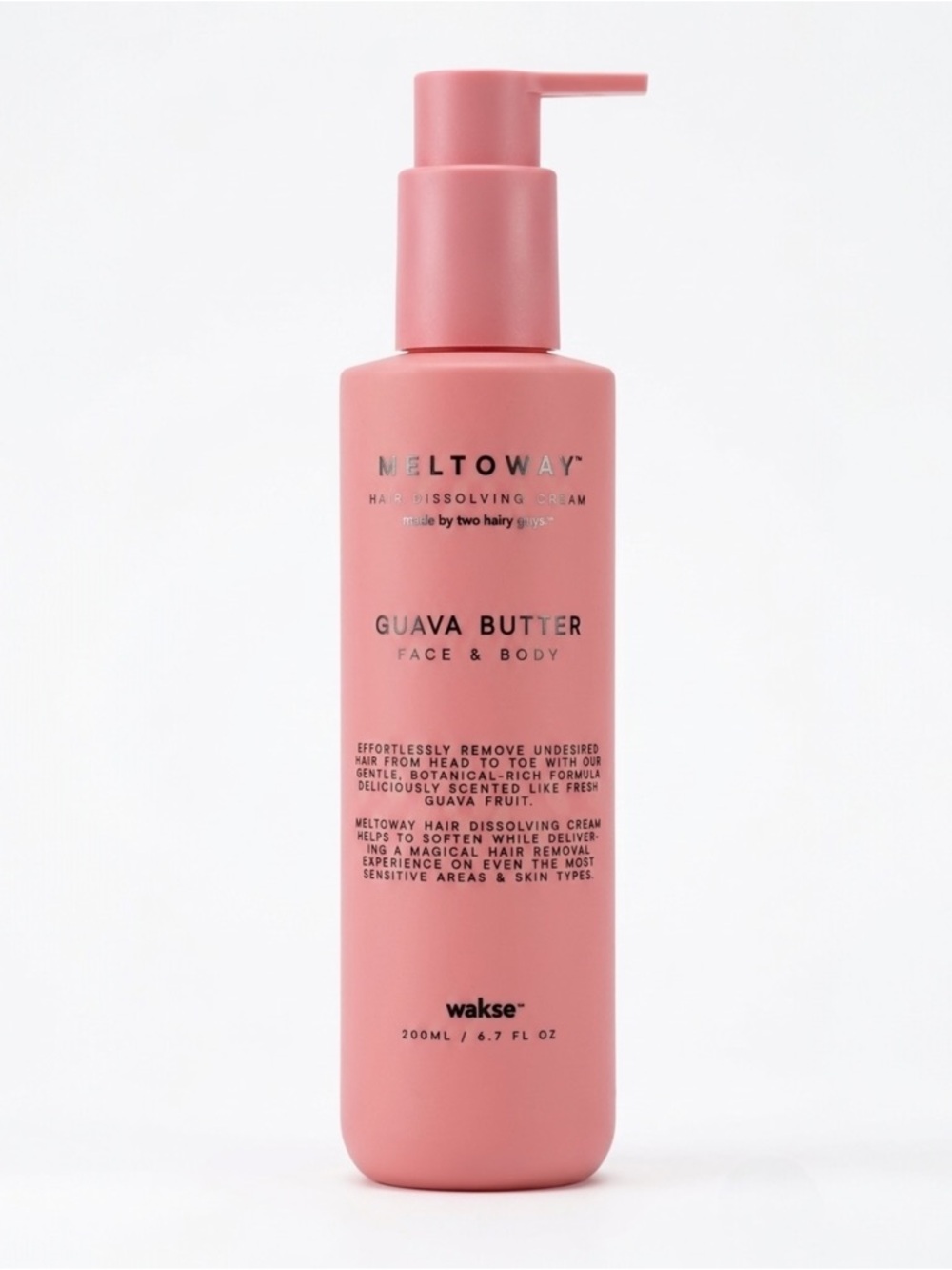 Wakse Meltoway Guava Butter Hair Dissolving Cream Face Body Gentle Removal